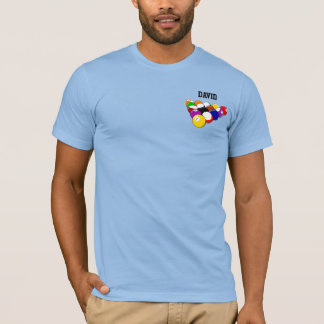 T-shirt Modèle de billard, personnalisation,