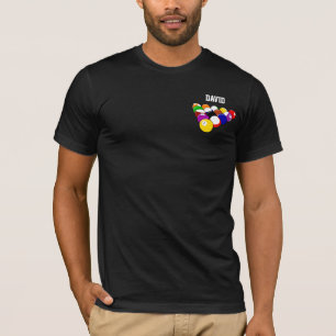 T-shirt Modèle de billard, personnalisation,