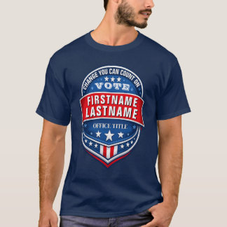 T-shirt Modèle de campagne électorale personnalisée