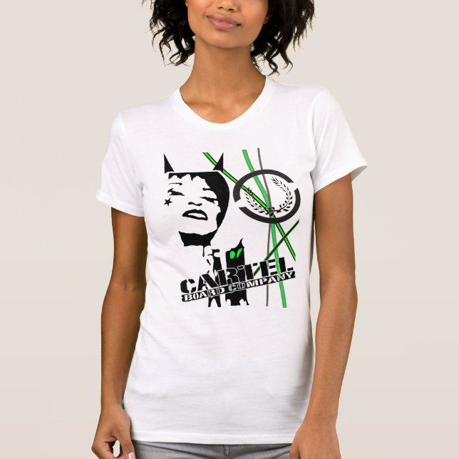 T-shirt Modèle de cartel (Devant)