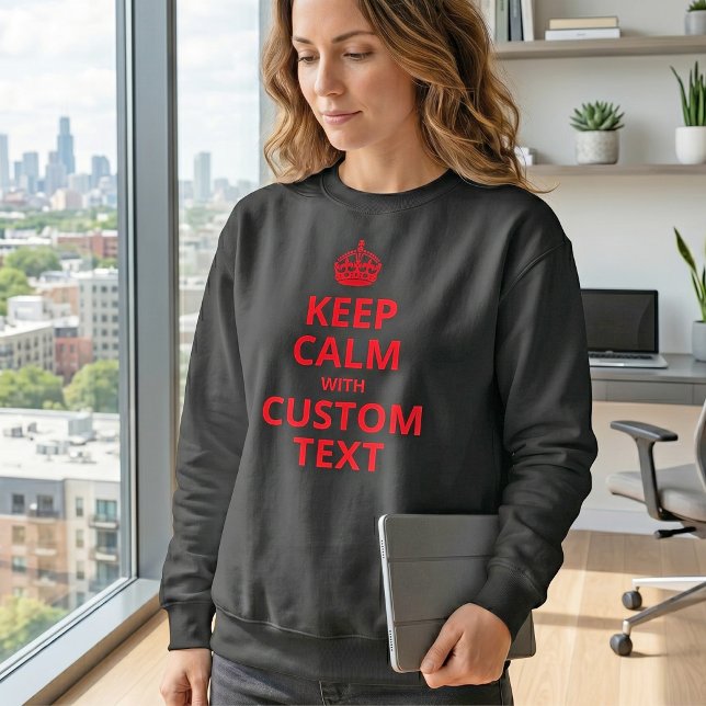 T-shirt modèle de citation personnalisée Keep Calm (Créateur téléchargé)