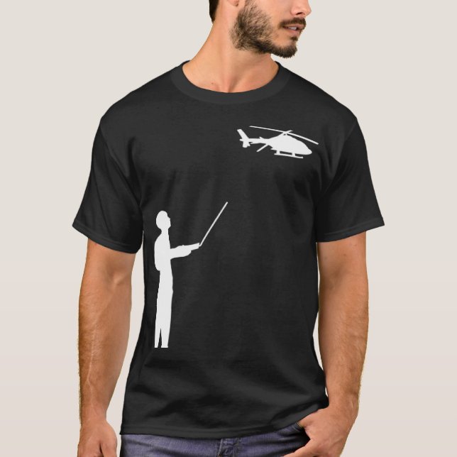 T-shirt Modèle de commande à distance Hélicoptère RC Hobby (Devant)