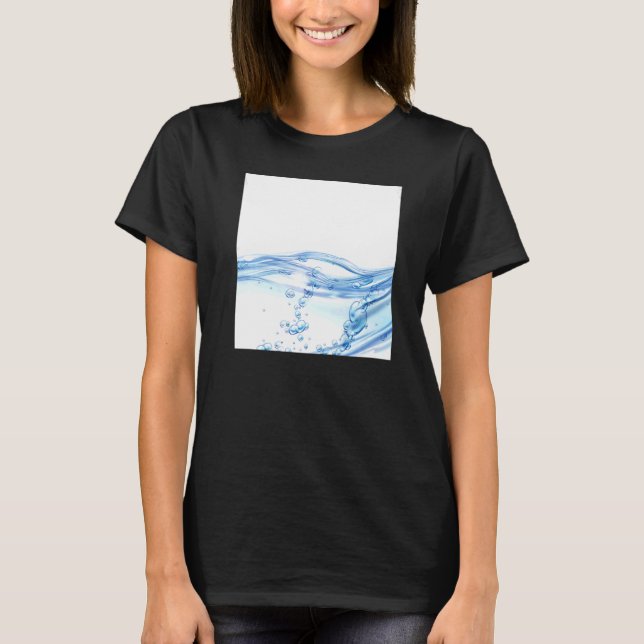 T-shirt Modèle de consommation d'eau masculine   (Devant)