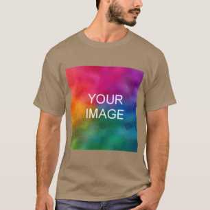 T-shirt Modèle de couleur de galet tendance Ajouter une ph