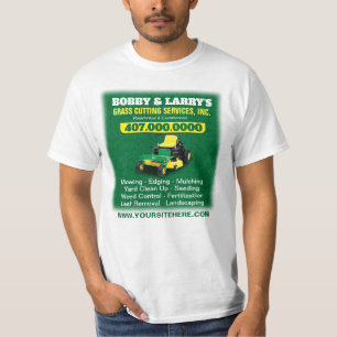 T-shirt Modèle de coupe de l'herbe d'entretien paysager Dr