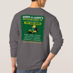 T-shirt Modèle de coupe de l'herbe d'entretien paysager Dr