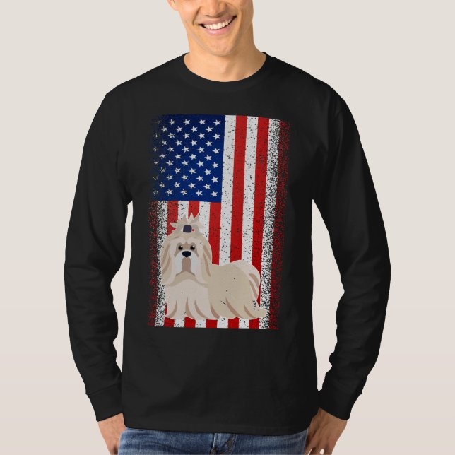 T-shirt Modèle de la fête de l'Indépendance des Etats-Unis (Devant)