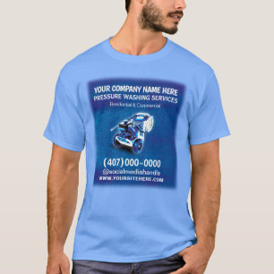 T-shirt Modèle de lavage et de nettoyage sous pression (a