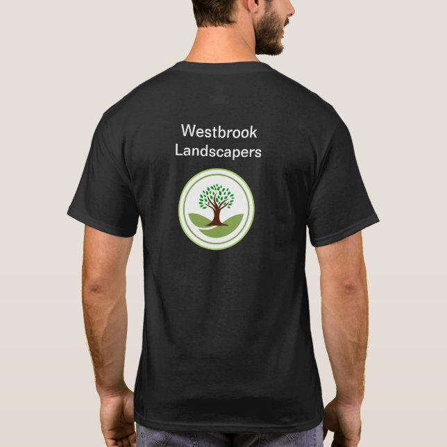 T-shirt Modèle de logos des chemises à paysages de haute q (Dos)