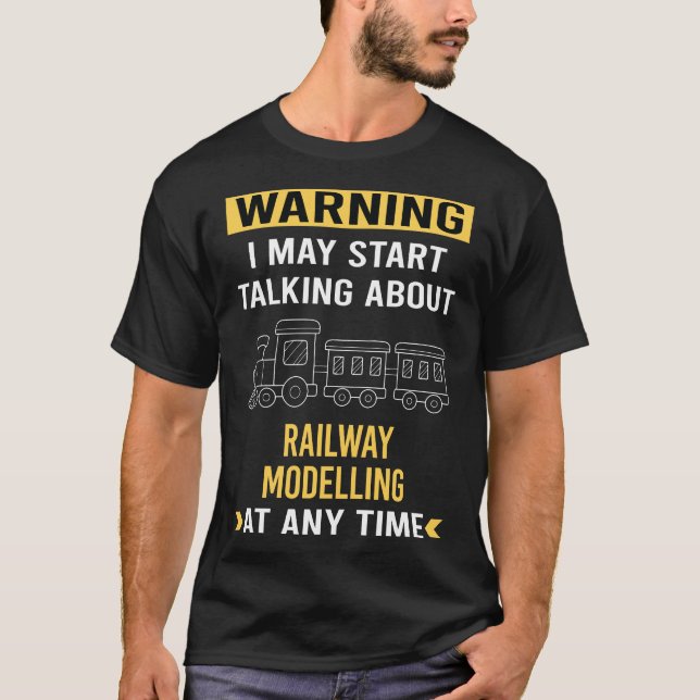 T-shirt Modèle de modélisation ferroviaire Trains ferrovia (Devant)