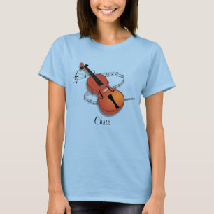 T-shirt Modèle de musique violon