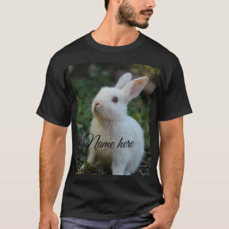 T-shirt Modèle de photo de nom d'animal de compagnie simpl