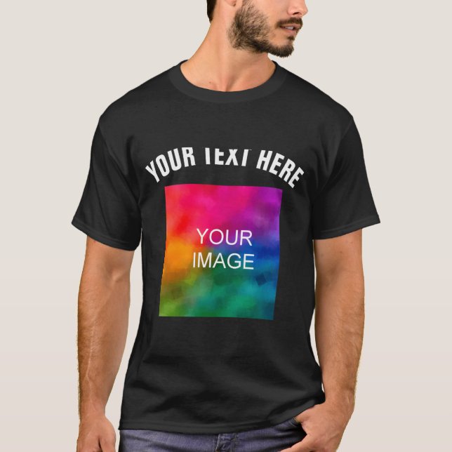 T-shirt Modèle de photo de texte à télécharger Garçons Enf (Devant)