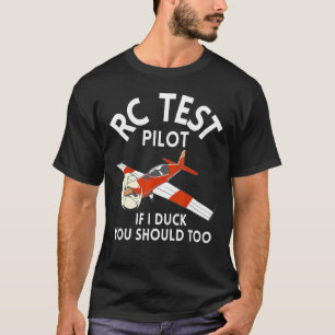 T-shirt Modèle de plan d'essai RC Avion aéronautique