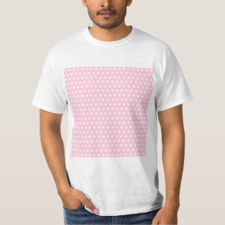 T-shirt Modèle de pois rose et blanc
