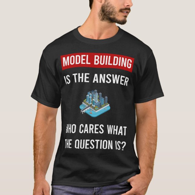 T-shirt Modèle de réponse (Devant)