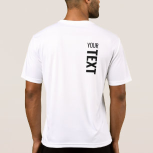 T-shirt Modèle de sport blanc personnalisé Moderne Mens Re
