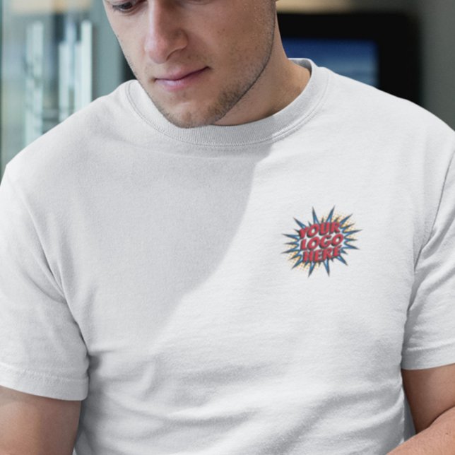T-shirt Modèle de téléchargement du logo de l'entreprise - (Créateur téléchargé)
