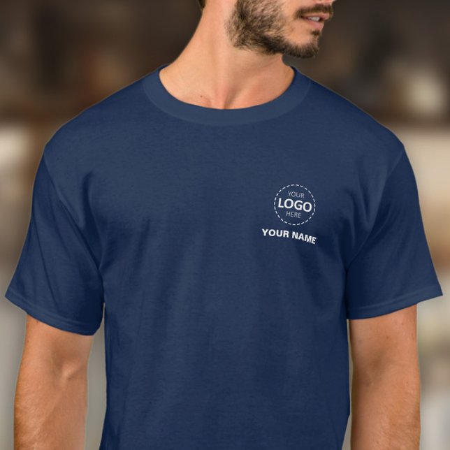 T-shirt Modèle de téléchargement du logo de l'entreprise - (Créateur téléchargé)