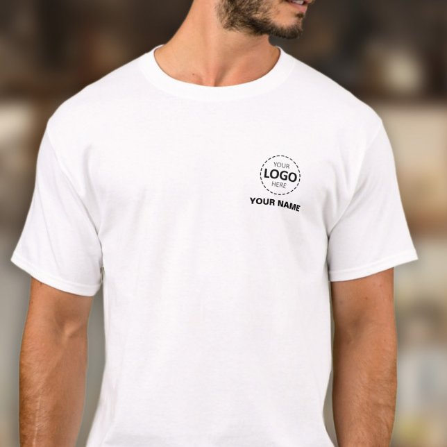 T-shirt Modèle de téléchargement du logo de l'entreprise - (Créateur téléchargé)