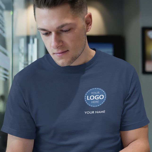 T-shirt Modèle de téléchargement du logo de l'entreprise - (Créateur téléchargé)