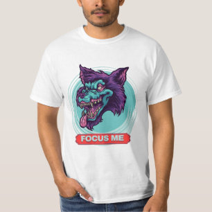 T-shirt Modèle de tête de loup