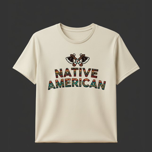 T-shirt Modèle de texte amérindien (Créateur téléchargé)