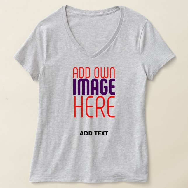 T-SHIRT MODÈLE DE TEXTE D'IMAGE ASH SIMPLE MODERNE (Poser)