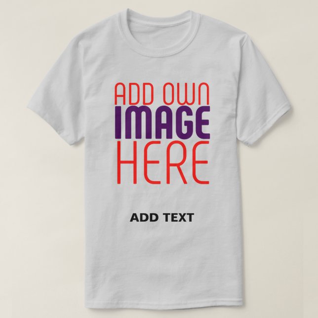 T-SHIRT MODÈLE DE TEXTE D'IMAGE ASH SIMPLE MODERNE (Design devant)