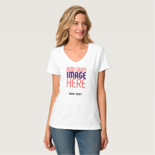 T-SHIRT MODELE DE TEXTE D'IMAGE BLANCHE SIMPLE ÉDITABLE MO