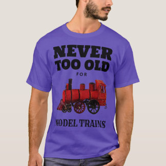 T-shirt Modèle de train vintage