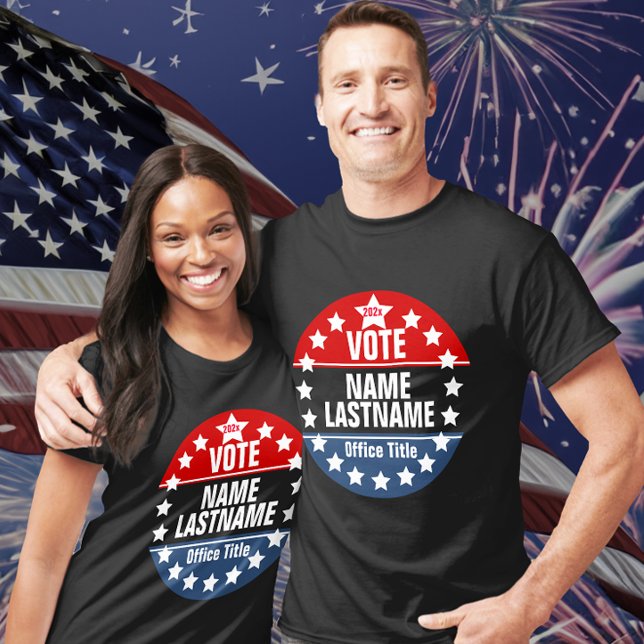 T-shirt Modèle d'élection de campagne personnalisée (Créateur téléchargé)