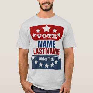 T-shirt Modèle d'élection de campagne personnalisée