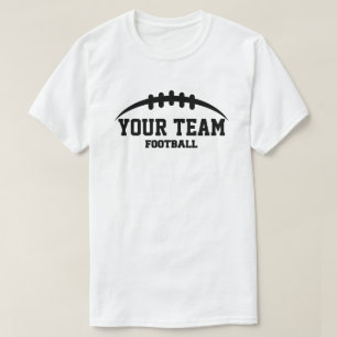T-shirt Modèle des emplacements de football personnalisés