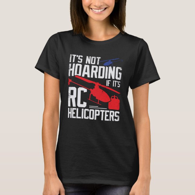 T-shirt Modèle d'hélicoptère RC pour un pilote d'hélicoptè (Devant)