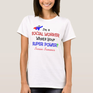 T-shirt Modèle d'Humour du travailleur social