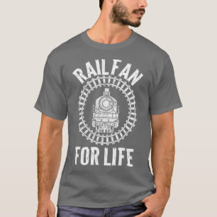 T-shirt Modèle d'observation des trains à vapeur Locomotiv