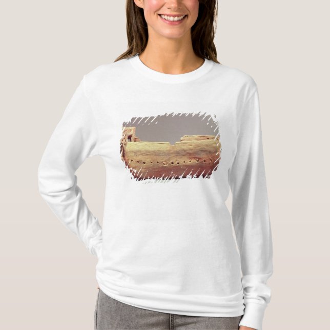 T-shirt Modèle d'un bateau avec une haute plate-forme de (Devant)