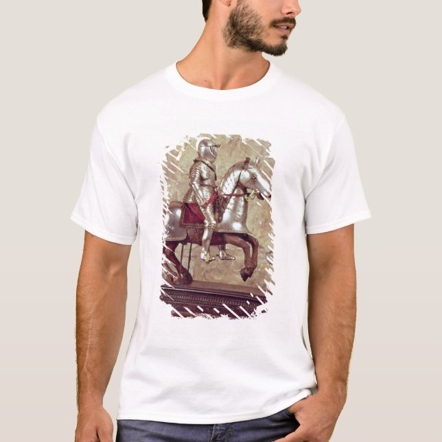 T-shirt Modèle d'un cheval et d'un cavalier bardés, c.1640 (Devant)
