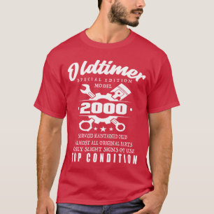 T-shirt Modèle Édition Spéciale Voiture Classique 2000 Ann