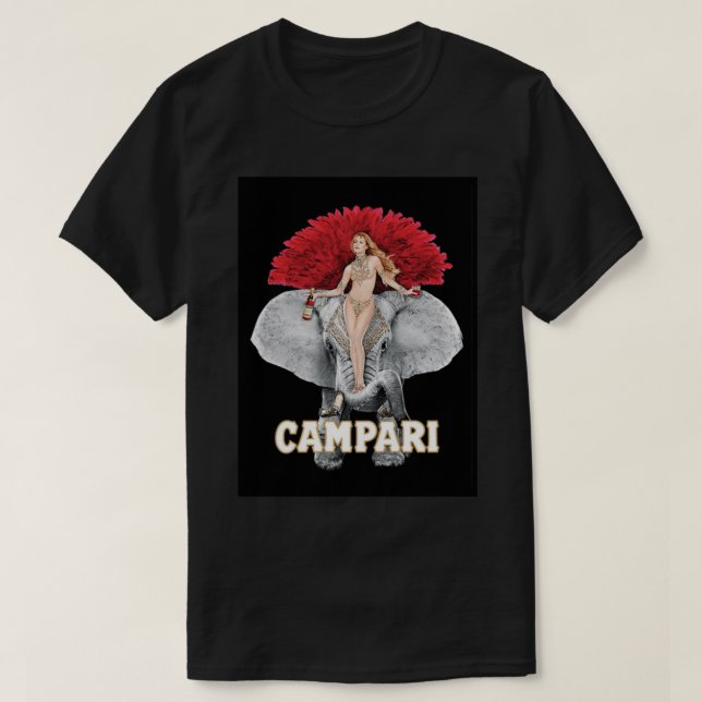 T-shirt Modèle Femme Sur Elephant (Design devant)