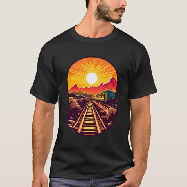 T-shirt Modèle ferroviaire (Devant)