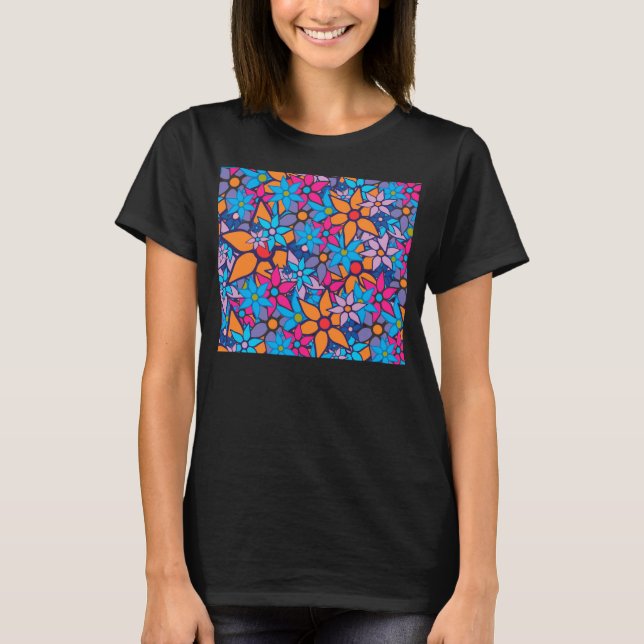 T-shirt Modèle floral tendance (Devant)