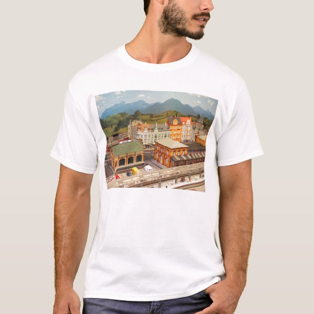 T-shirt Modèle Gare et ville (Devant)