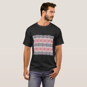 T-shirt modèle géométrique de style ethnique de boho