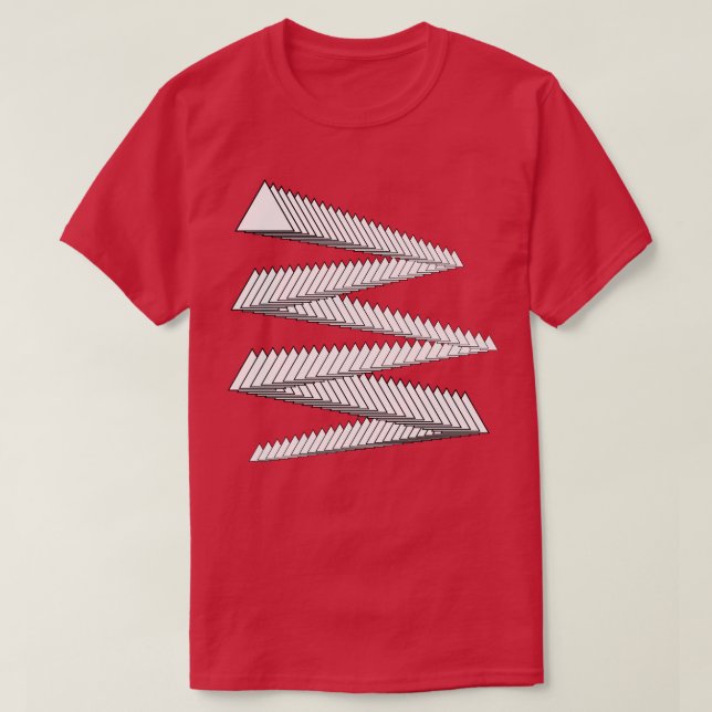 T-shirt Modèle géométrique triangles (Design devant)