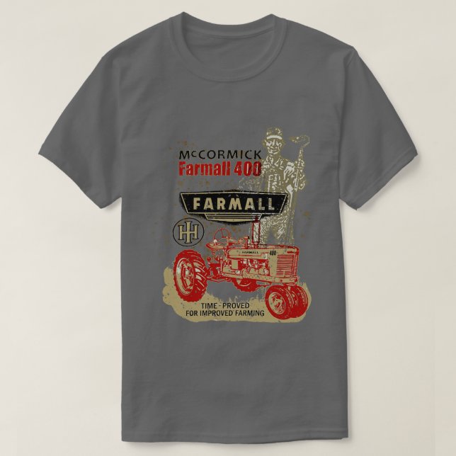 T-shirt Modèle McCormick Tracteurs 400 (Design devant)