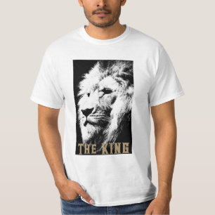 T-shirt Modèle Moderne Mens T Shirts Face Lion tendance