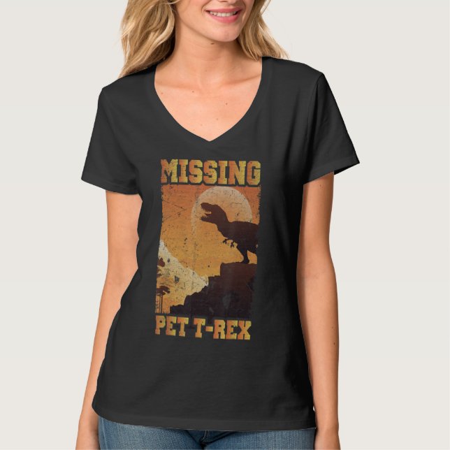 T-shirt Modèle Pet Rex manquant (Devant)