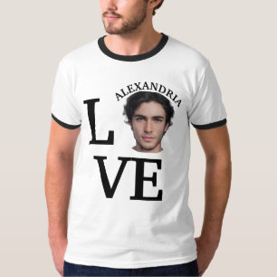 T-shirt modèle photo personnalisé moderne